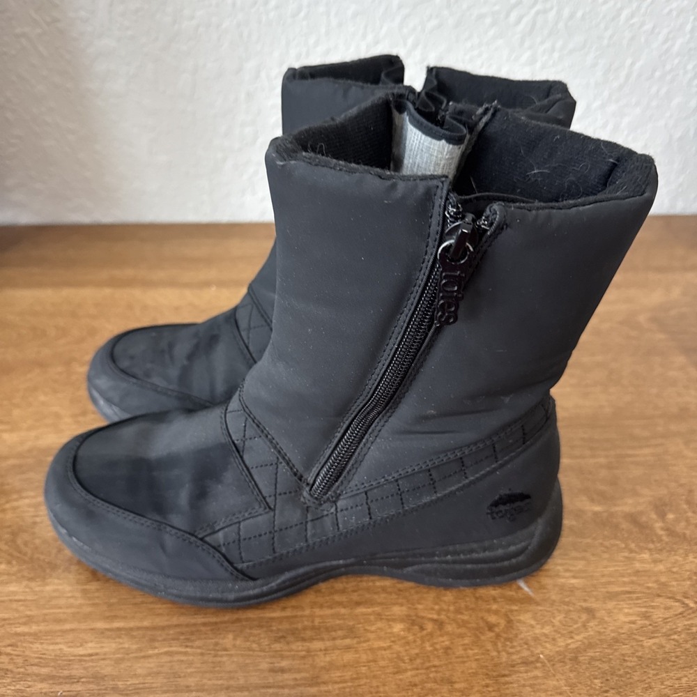 Totes Women's Winter Boots Style Kaitlyn  Black Size 8 - Picture 6 of 9